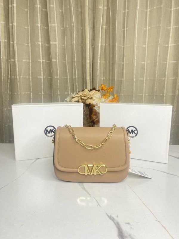 Michael Kors Parker Cross Body Shoulder Bag With Dust Bag & Sling Bag & Sling Chain