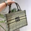 Miss Dior Book Tote With OG Box & Dust Bag & Scarf (L_Green-1034)(BSB)