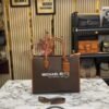 Michael_Kors Mirella Tote Bag With Dust Bag Including Card 22320 Coffee Brown