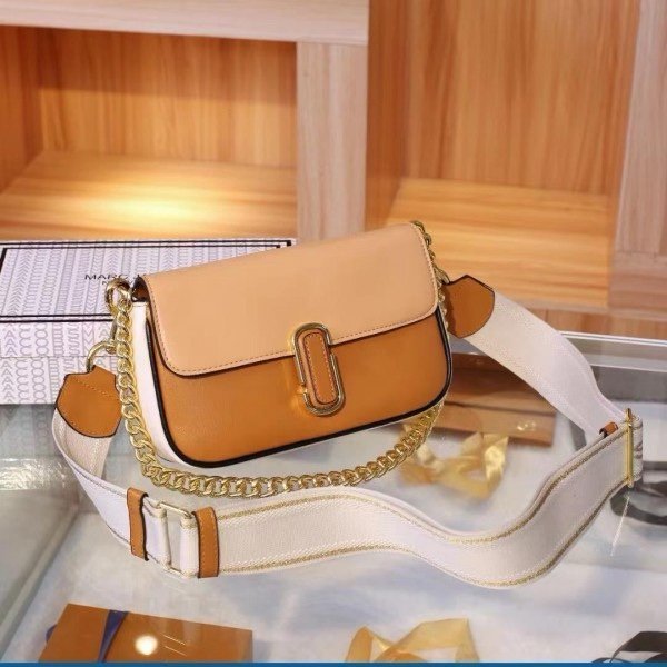 Marc Jacobs The J Marc Shoulder Bag With OG Box & Dust Bag (Brown - 553)(BSB)