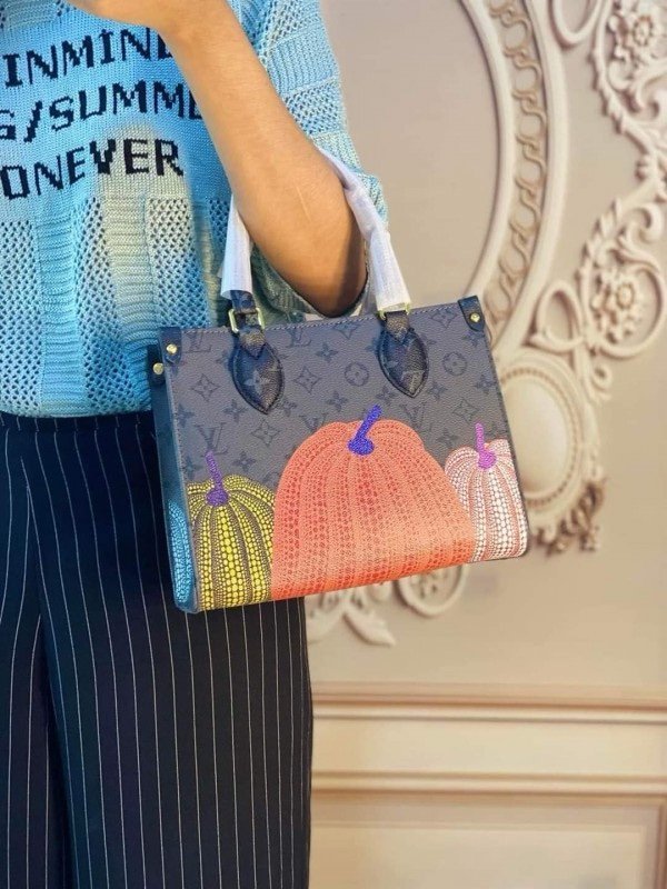 Louis Vuitton LV On The Go Pochette With OG Double Box & Dust Bag - Coin Pouch (Grey Pumpkin - 624)(BSB)