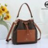 Michael Kors Maeve Medium Bucket Bag With Dust Bag Coffee Brown 100829(LB)