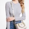 Michael Kors Blair Boston With OG Box & Dust Bag (22312_Beige_White)(LB)