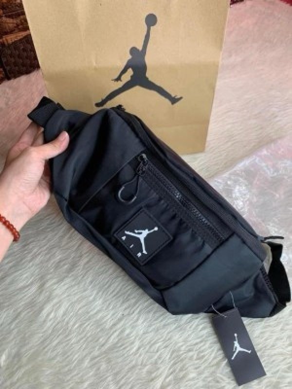 Air Jordan Fanny Bag Waist Pouch Unisex (Black-057)(LB)