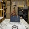 MICHAE L KORS CYNTHIA HANDBAG WITH OG DUST BAG PREMIUM QUALITY BLUE