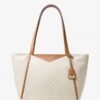 MICHAEL KORS Brown Whitney Signature Small Tote Bag 360(BR)