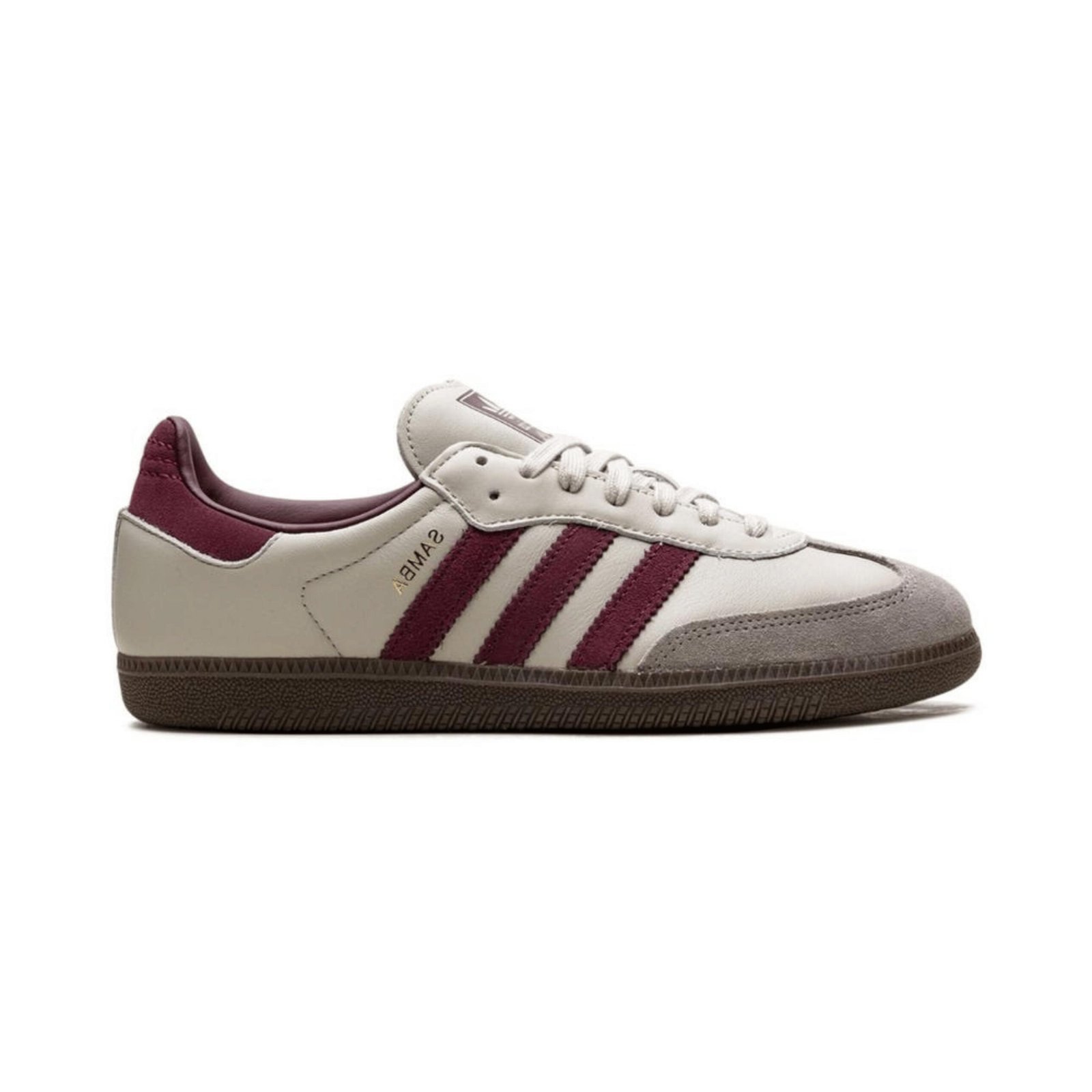 Adidas Samba Putty Grey Maroon